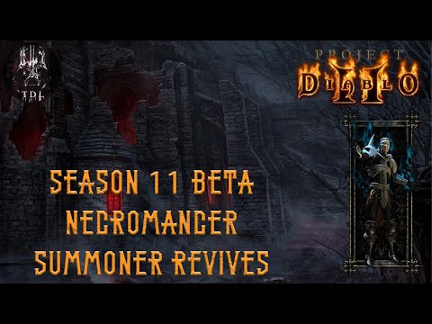 Project Diablo 2 Necromancer Guide — 18 Revives Summoner Build (S11 Beta)