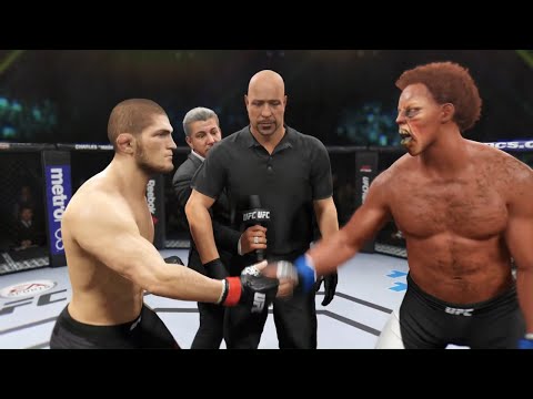 Khabib Nurmagomedov vs. Endtrails Zombie - EA Sports UFC 2 - Crazy UFC 👊🤪