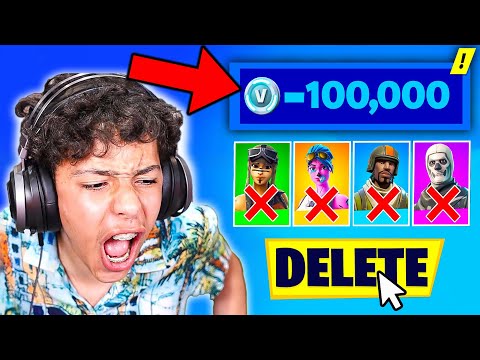 Spending ANGRY Streamer's VBucks! (RAGE)
