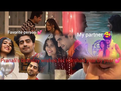 Pranali Rathod Birthday wishes for Harshad chopda Year by Year 😍💕 #pranalirathod #harshadchopda