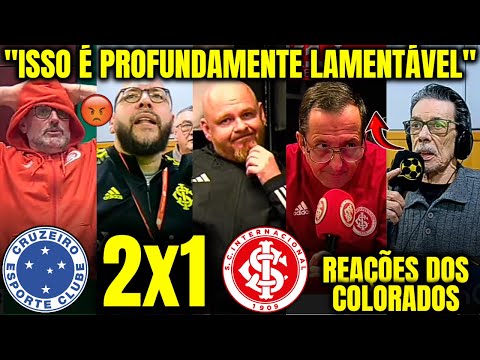 REACTIONS OF THE GAÚCHO NARRATORS TO INTERNACIONAL'S DEFEAT TO CRUZEIRO CRUZEIRO 2X1 INTERNACIONAL