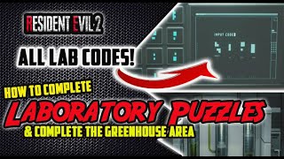 Resident Evil 2 - Laboratory Puzzles & Codes (Purple ID Band)