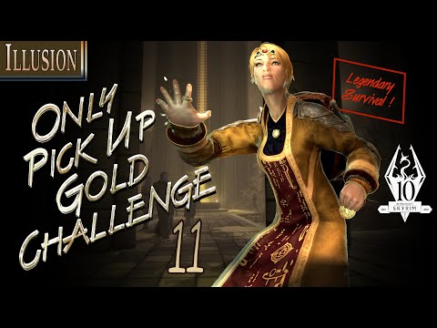 Only Pick Up Gold Challenge (11) - Illusion - Skyrim AE Legendary Survival Build