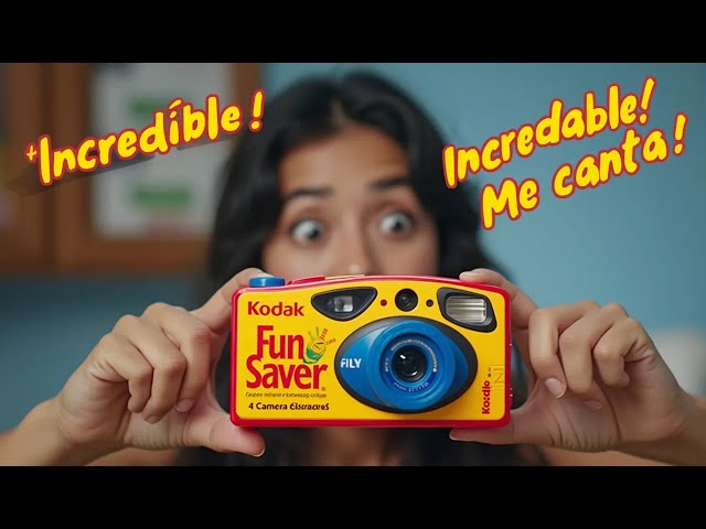Vídeo relacionado con Kodak Fun Saver - Cámara desechable de un Solo Uso de 35 mm con Flash, 27 exposiciones, Paquete de 4