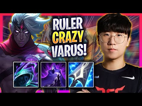 RULER CRAZY GAME WITH VARUS! - JDG Ruler Plays Varus ADC vs Draven! | Season 2024