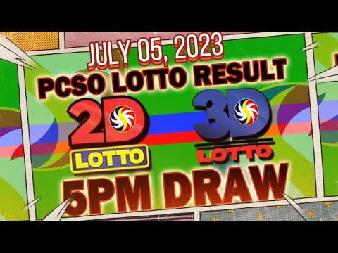 3D & 2D LOTTO 5PM RESULT TODAY JULY 05, 2023 #swertres #ez2lotto #lottoresult #lottoresulttoday