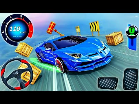 Mega Ramp Car Stunts Simulator - Impossible Sport Car Racing 3D - Android Gameplay