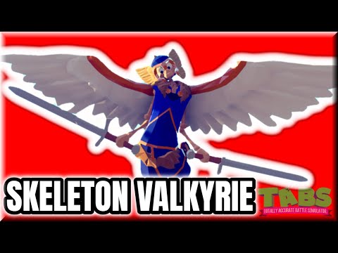 Skeleton Valkyrie vs Every Unit(Part1/2) - TABS Original Mod