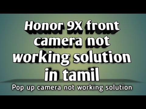 HONOR 9X  front camera not working, All type popup camera not working solution