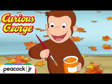 🍁 Fall Leaves & Painting Pumpkins 🎃 | CURIOUS GEORGE