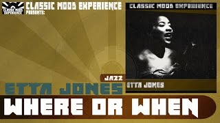 Etta Jones - Where or When (1960)