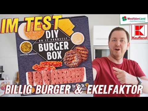 Die DIY Burger Box von Kaufland im Test