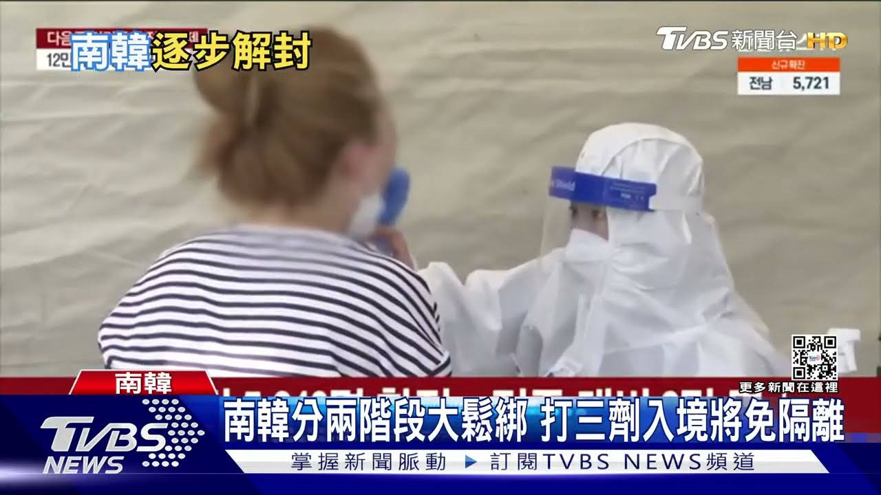 南韓分兩階段大鬆綁 打三劑入境將免隔離