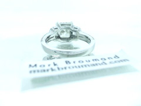 Mark Broumand- 3.42ct Princess Cut Diamond Engagement Anniversary Ring- www.markbroumand.com