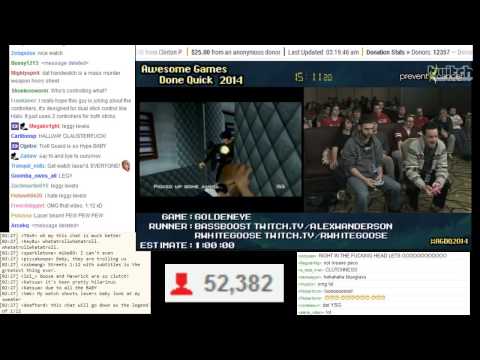 AGDQ 2014   Goldeneye 007 Run 24 01 (2 controller WR)