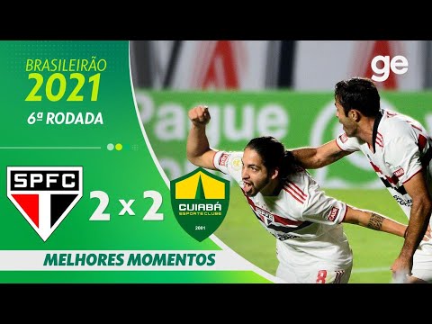 Vídeo / Gols São Paulo 2 X 2 Cuiabá- MT - Brasileirão 2021!