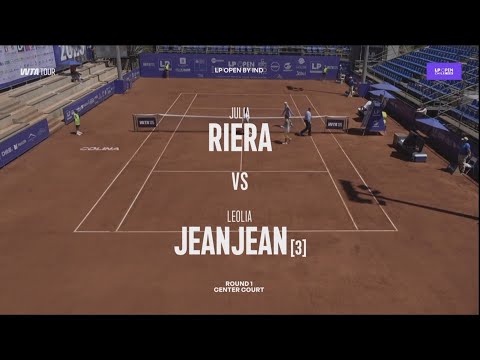 Julia Riera (ARG) vs  (3) Leolia Jeanjean (FRA) - Game, Set, Match