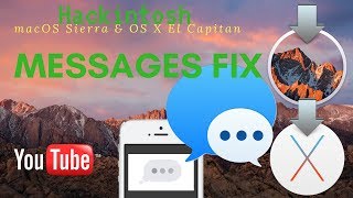 iMessage Fix Hackintosh Sierra x99 tutorial