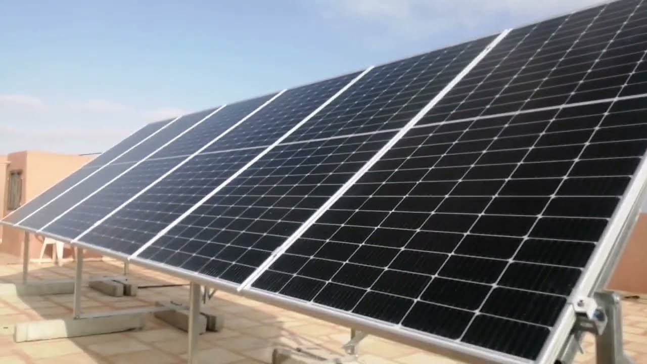 fixation des panneaux pv solaires-support galvanisé