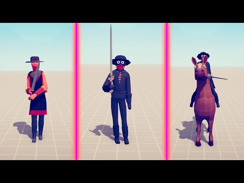 EVOLUTION OF ZORRO - Totally Accurate Battle Simulator TABS