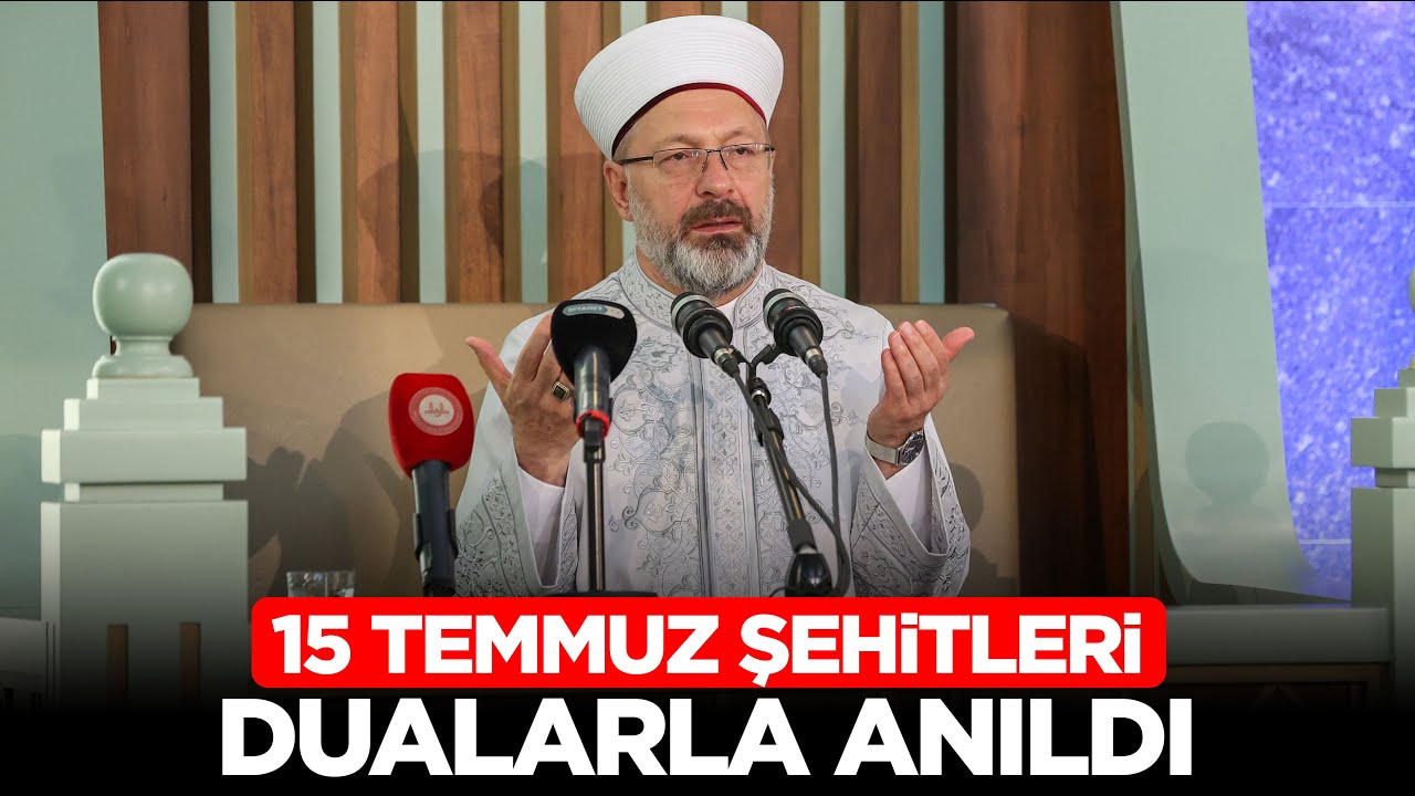 Beştepe Millet Camii'nde 15 Temmuz şehitleri dualarla anıldı