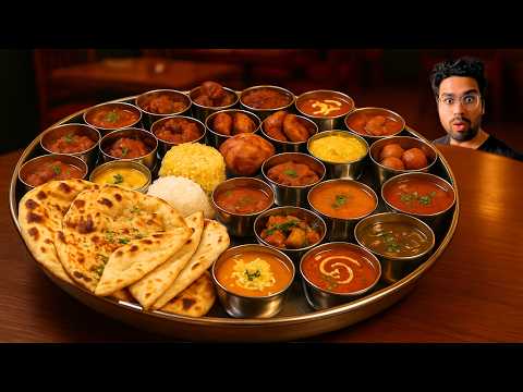 I Tried the Biggest Indian Thali