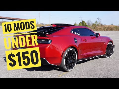 10 Cosmetic Mods Under $150 | 6th Gen Camaro | 2016-2018
