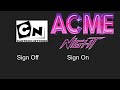 Cartoon Network Sign Off ACME NIGHT Sign On Sun Aug 13 2023