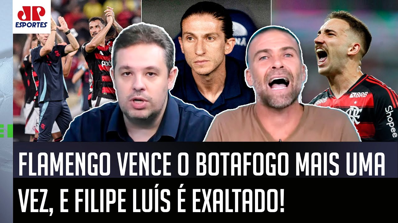 "O FILIPE LUÍS É UM MONSTRO! E É MUITO ABSURDO o Flamengo estar..." Pilhado EXALTA Mengão em DEBATE!