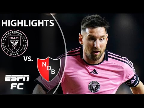 Gols e lances de Inter Miami x Newells Old Boys