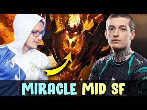 Miracle MID Shadow Fiend FIRST TIME in 7.28 Patch vs Nikobaby Riki