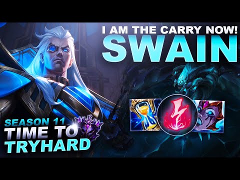 I AM THE CARRY NOW! SWAIN! - Time to Tryhard | League of Legends