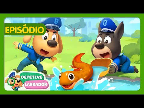 Amiguinho do Peixe 🐟 Historinha Engraçada (Episódio 222) 📗 Desenho Animado 🔍 Detetive Labrador