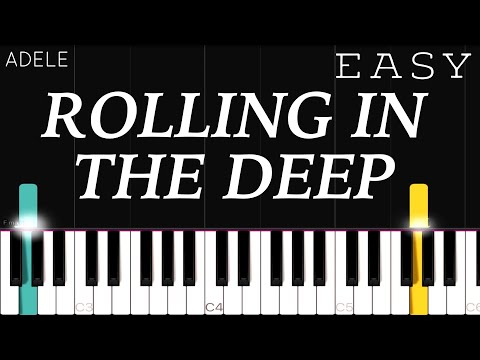 Adele - Rolling In The Deep | EASY Piano Tutorial