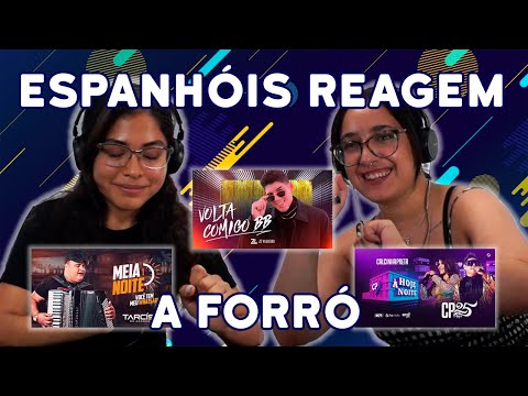 ESPANHÓIS REAGEM A FORRÓ (Zé Vaqueiro, Tarcísio do Acordeon, Calcinha Preta)