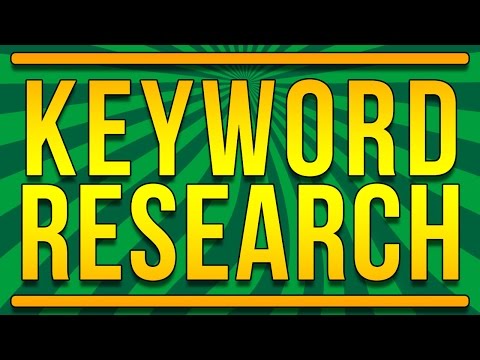 Keyword Research on Steroids - Part 1