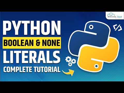 None Literals In Python Boolean Literals Python Tutorials For Beginners