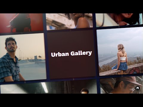 Urban Gallery Template for Apple Motion & FCPX
