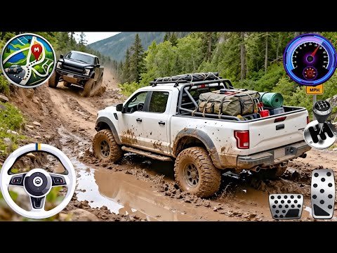 4x4 Offroad Jeep Driving Simulator 3D - Drive SUV 4x4 jeep Offroad Game - Android GamePlay