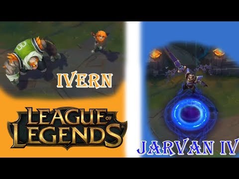 Novas skins - Ivern Mestre da Enterrada e Jarvan IV Hextec