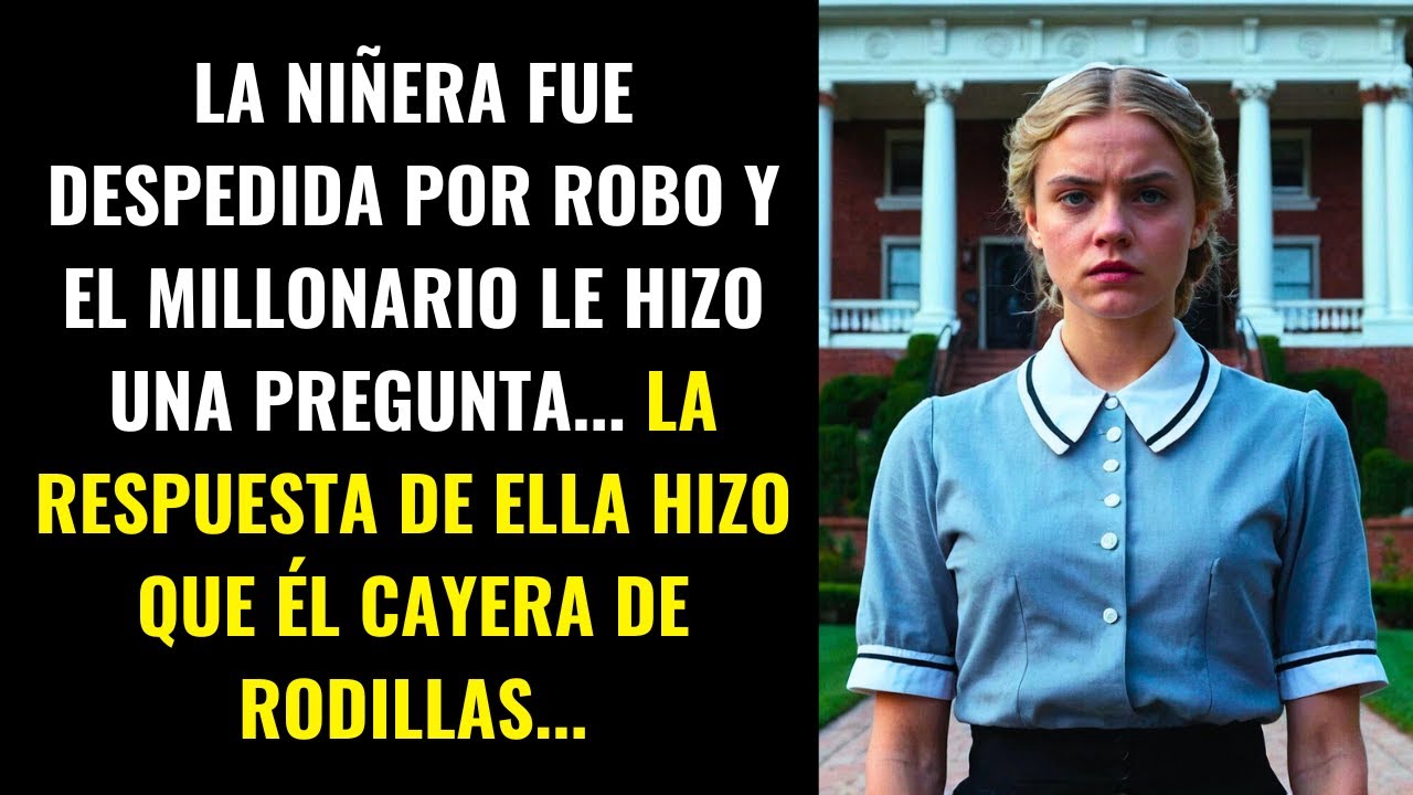 LA NIÑERA FUE DESPEDIDA POR ROBO Y EL MILLONARIO LE HIZO UNA PREGUNTA... LA RESPUESTA DE ELLA...