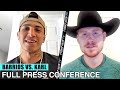MARIO BARRIOS VS RYAN KARL - FULL PRESS CONFERENCE VIDEO (DAVIS VS SANTA CRUZ UNDERCARD)