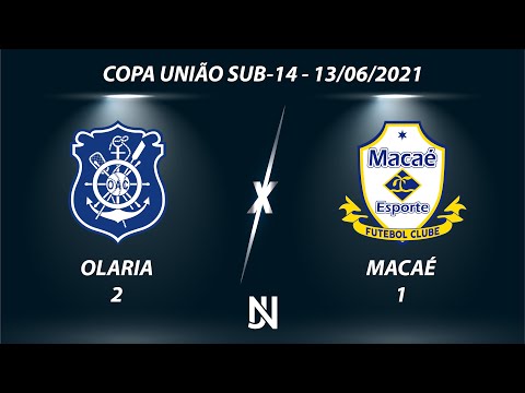 Copa União Sub-14: Olaria 2x1 Macaé