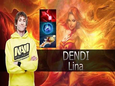 Navi' Dendi How To Carry Lina - Patch 7.06 Gameplay Dota 2 Heros