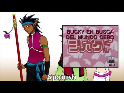 Jibaku-kun (Bucky) Opening Multilanguage Comparison