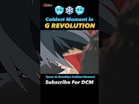 Coldest Moment in G Revolution 🥶❄️🥶| Tyson Vs Brooklyn Coldest Moment | #beyblade #shorts #viral