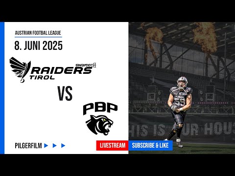 AFL 2025 – Raiders Tirol vs. Black Panthers | LIVE aus Innsbruck!