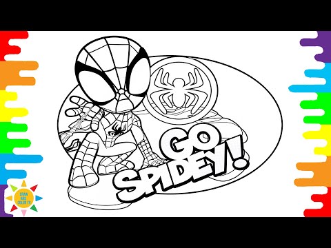 Spidey and His Friends Coloring Pages | Spidey Coloring | Marvel's Coloring