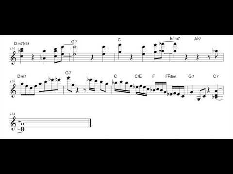 Teddy Wilson 2nd Riff and Ending on All Of Me