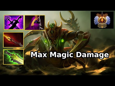 Sand King Mid Max Magic Damage Build Immortal Rank | Dota 2 New Meta Highlights 7.29